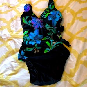 80’s Vintage One Piece Swimsuit